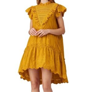 Sea New York lea ruffle dress size 12 like new